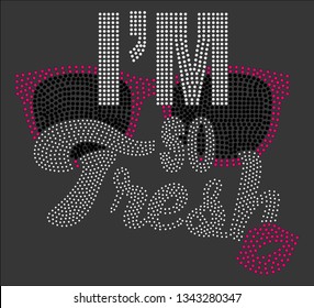 Stylish trendy slogan tee t-shirt graphics print vector illustration design