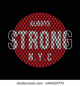 Stylish trendy slogan tee t-shirt graphics print vector illustration design - Vector