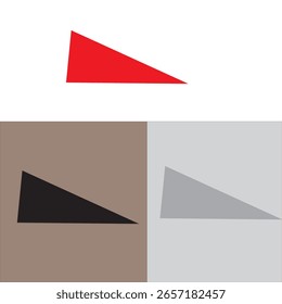 Stylish triangle icons perfect for logos or navigation.