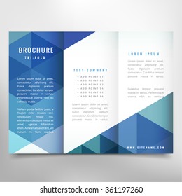stylish trifold brochure - Shutterstock ID 361197260