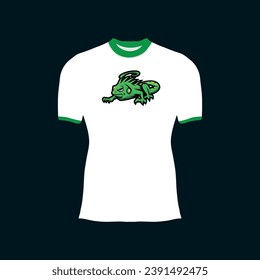 stylish t-shirt and apparel trendy design with print and vector illustration. Global swatches.