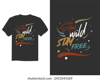 stylish t-shirt and apparel trendy design with typography, print, vector illustration. Global swatches.