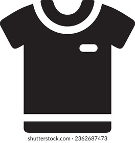 Stylish T-shirt Graphic - The Perfect Wearable Icon. Cool Flat Style T-shirt Icon.
