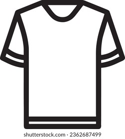 Stylish T-shirt Graphic - The Perfect Wearable Icon. Cool Flat Style T-shirt Icon.