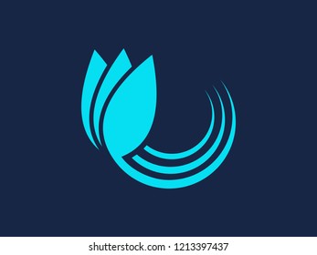 stylish tulip illustration.