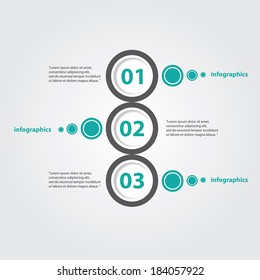 Elegantes Anuncios turquesas de papel progresivo / se pueden utilizar para infografías / Anuncios numerados / líneas de recorte Horizontales / Vector de diseño gráfico o de Sitio web