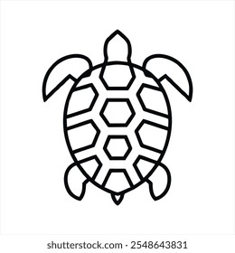 Stylish turtle shell, angular geometric shapes