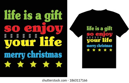 Stylish typography T-shirt design template