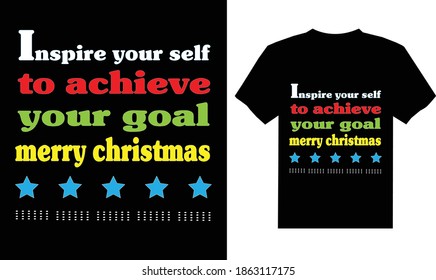 Stylish typography T-shirt design template