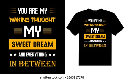 Plantilla de diseño de camisetas de tipografía elegante