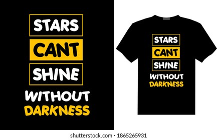 Stylish typography t-shirt design template