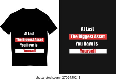 A stylish typography t-shirt for men 