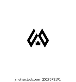 Stylish UD Letter Logo with Clean Minimalist Design.