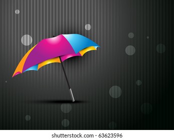 stylish umbrella vector design