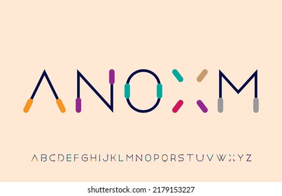 Stylish unique calligraphy capital alphabet letter logo design