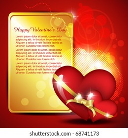 stylish valentine background with space for your text