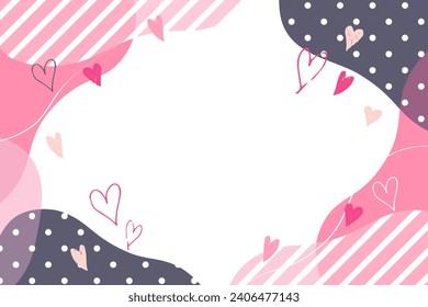 Stylish Valentine's Day banner material_no text (3:2)