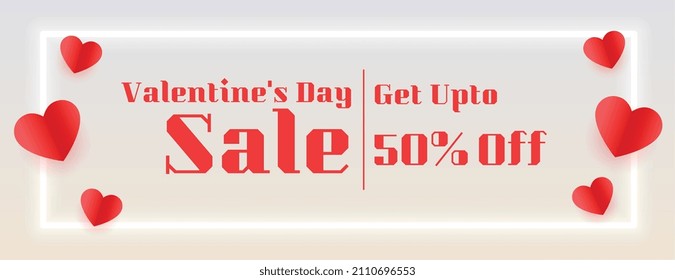 elegante oferta de San Valentín con venta a mitad de precio
