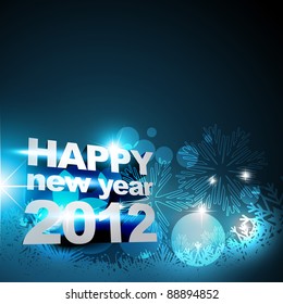 elegante vector artístico de nuevo año