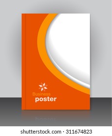 Stylish Vector brochure. Flyer design template 