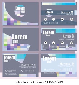 Stylish vector business card