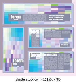 Stylish vector business card