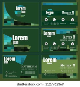 Stylish vector business card