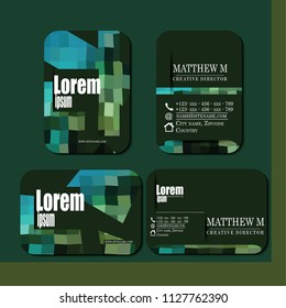 Stylish vector business card
