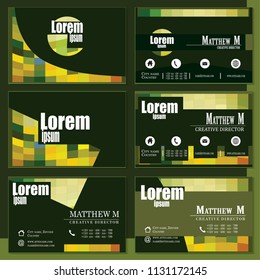 Stylish vector business card