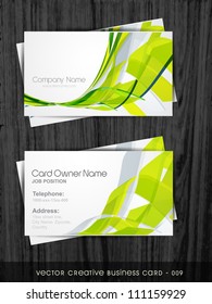 stylish vector business card template