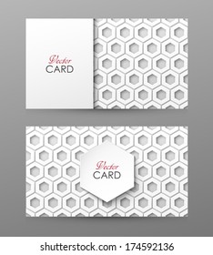 Stylish vector business cards