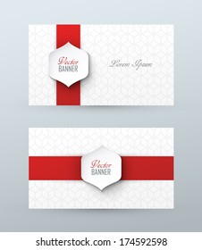 Stylish vector business cards