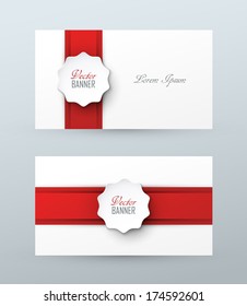 Stylish vector business cards