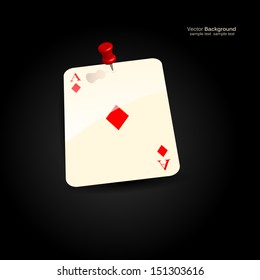stylish vector casino card
