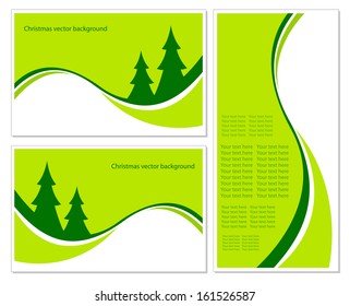 Stylish vector christmas backgrounds