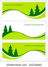 Stylish vector christmas backgrounds