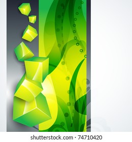 stylish vector cube background design