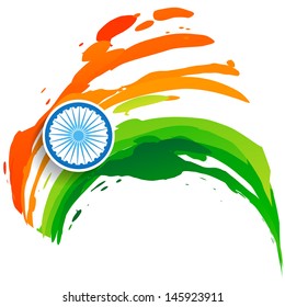 stylish vector design indian flag
