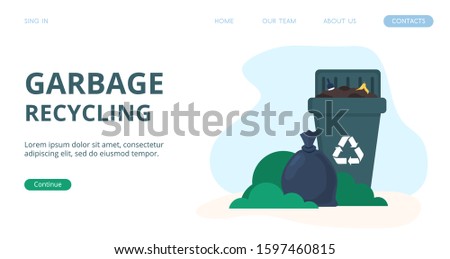 Stylish vector Enviroment Protection Flat illustration. 