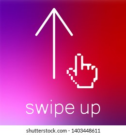 Stylish vector icon  for design of applications and Internet services.Background from a fashionable colorful gradient