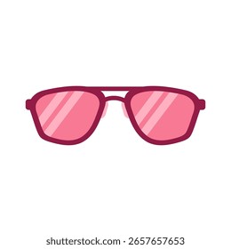 Ilustração vetorial elegante de óculos de sol, perfeito para projetos de design gráfico relacionados a verão, moda, férias e praia.