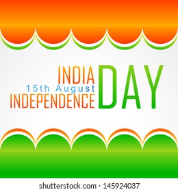 stylish vector indian flag design illustration