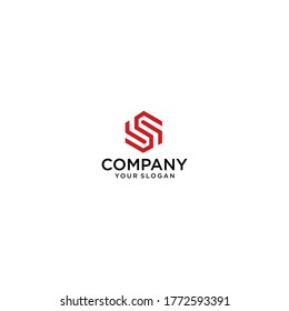 Stylish vector logo emblem for your design. Collection of simple creative geometric signs.