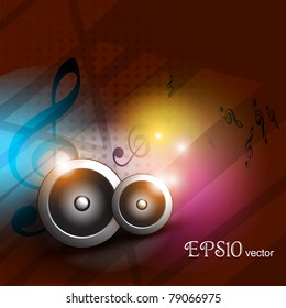 stylisches Design für Vektormusik, Hintergrund