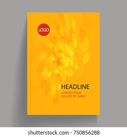 Stylish vector presentation of business poster. Flyer design content background. Design layout template 