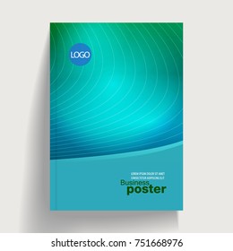 Stylish vector presentation of business poster. Flyer design content background. Design layout template 