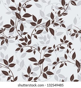 Stylish Vector seamless floral spring pattern, Beautiful illustration texture