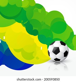 fundo de design de futebol de vetor elegante
