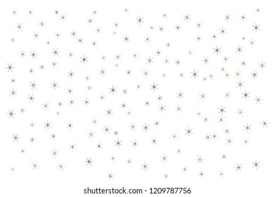 Stylish vector star background. Confetti party decor. Holiday lights sparkles falling vector. Confetti stars flying garland vertical lines background. Snowflakes splash
