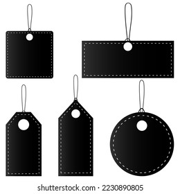 Stylish vector tags for close-up prices.  The concept of discounts and promotions for your offers.